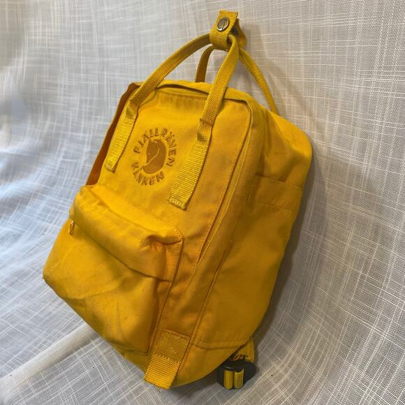 fjllrven re-knken sunflower yellow backpack Fjallraven Re Kanken Mini One Size Bags, Wallets and Luggage The Fjallraven Re Fjallraven Re-Knken Backpack | 68travel